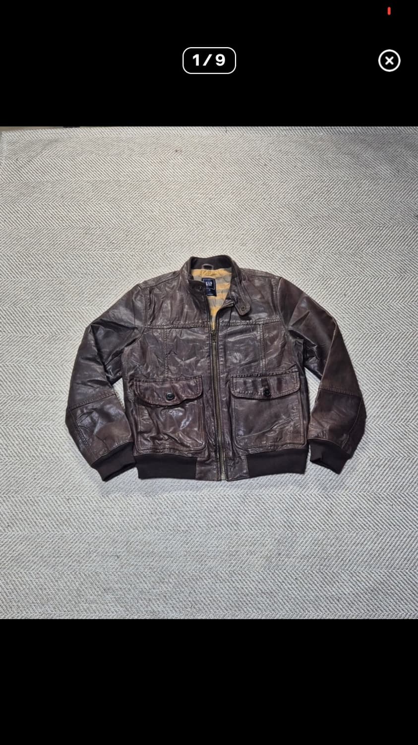 gap 레더자켓 상품이미지1