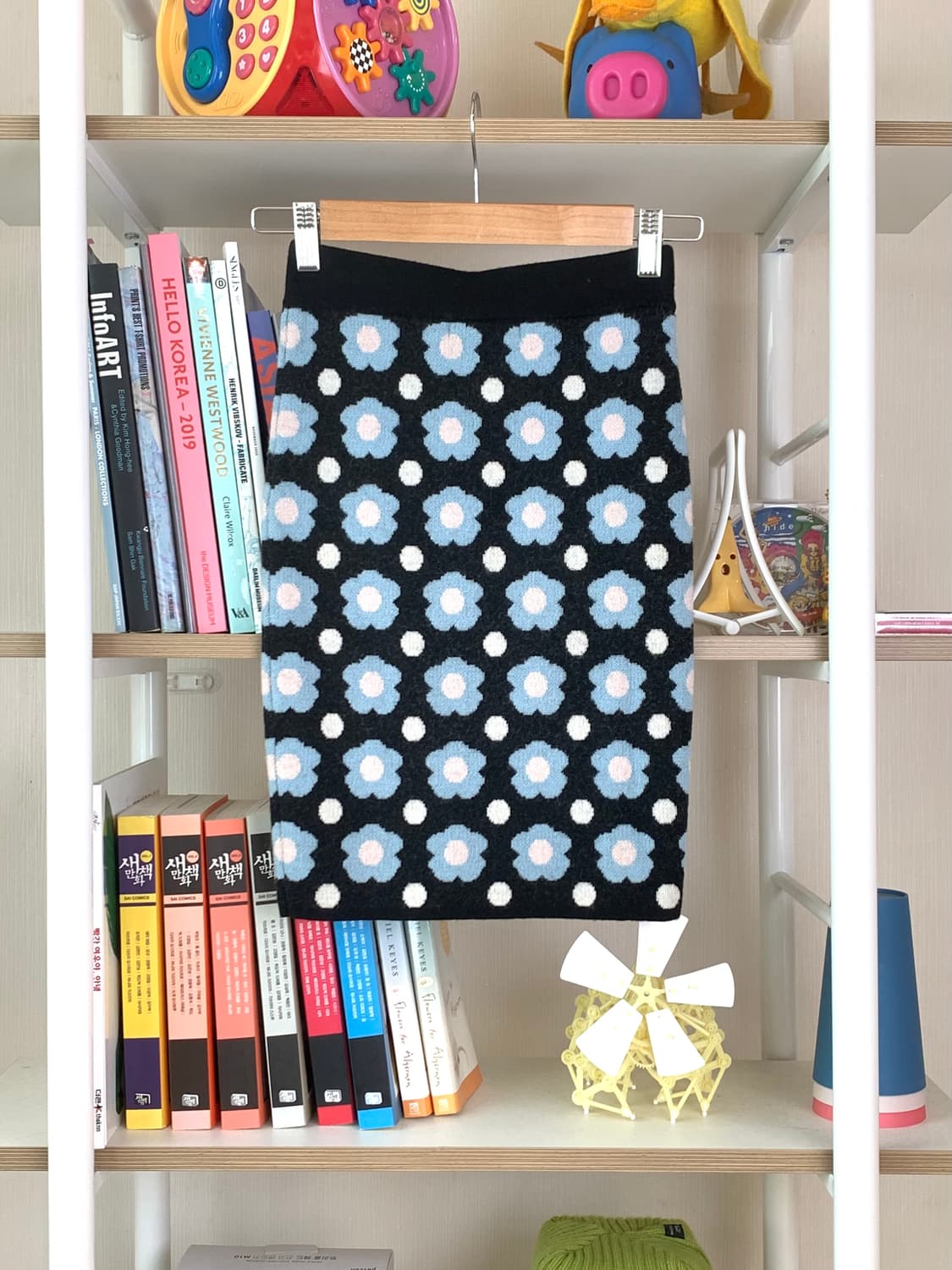 jw앤더슨 플라워 니트 스커트 상품이미지1