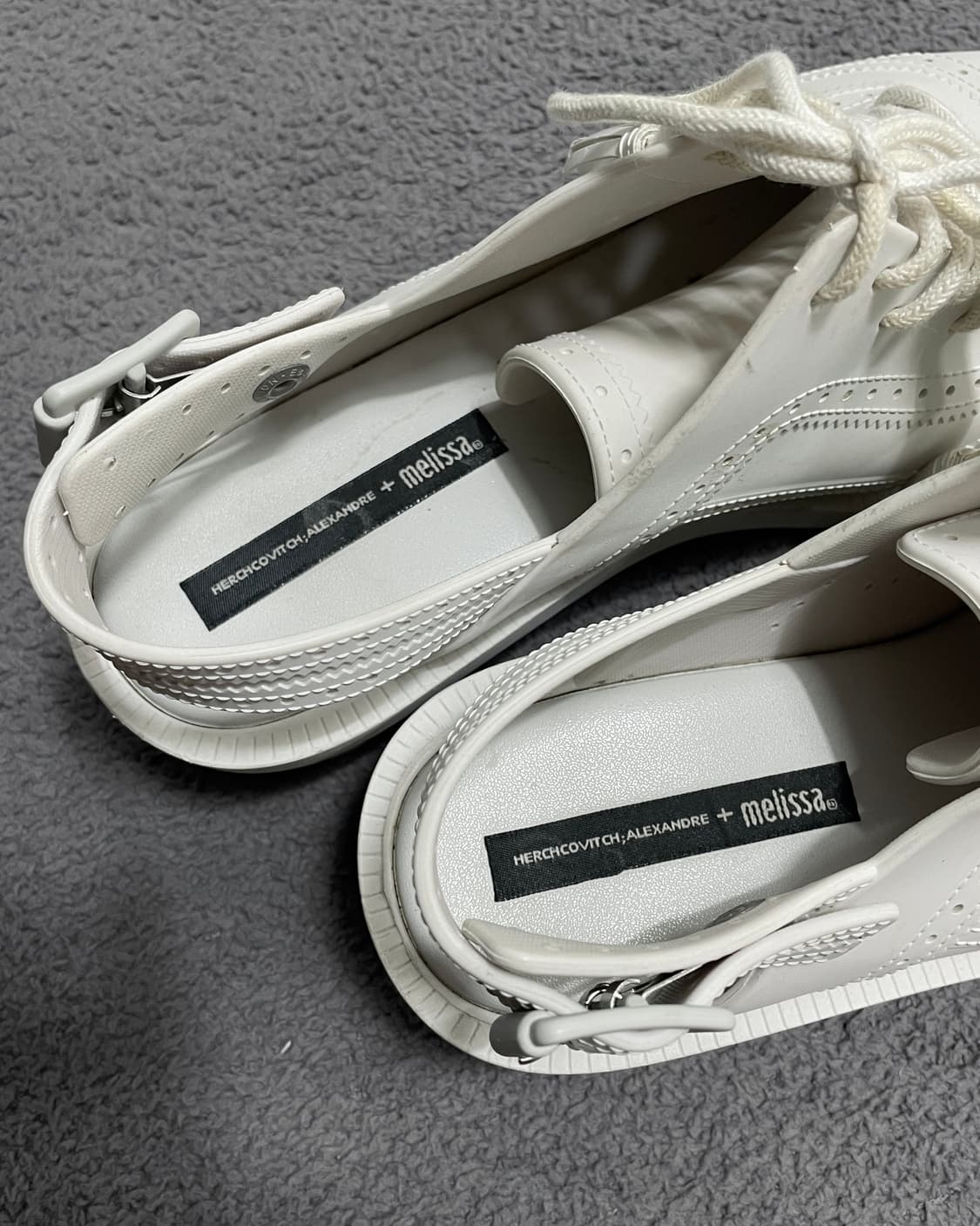 Melissa X Herchcovitch 러버 웨스턴 컷아웃 로퍼 샌들 상품이미지5