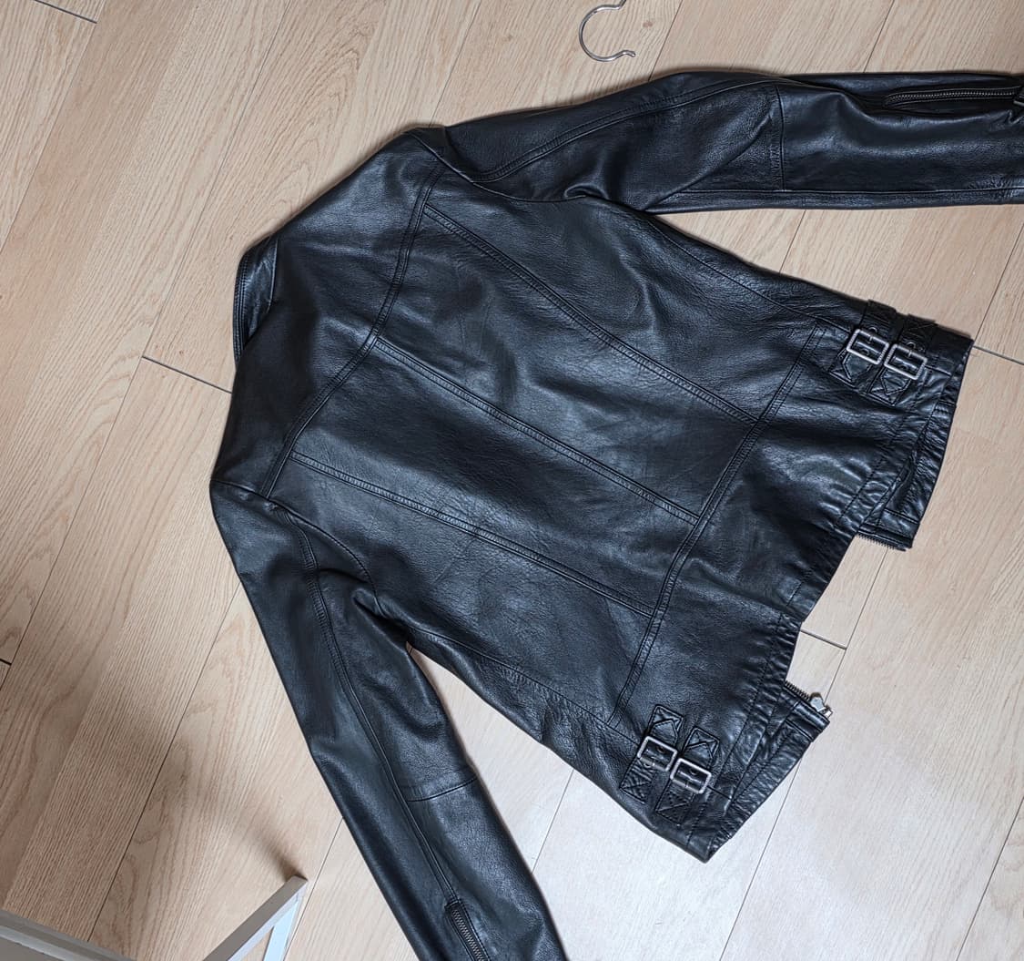 Carrera 소가죽 리얼레더자켓 블랙 66 상품이미지4