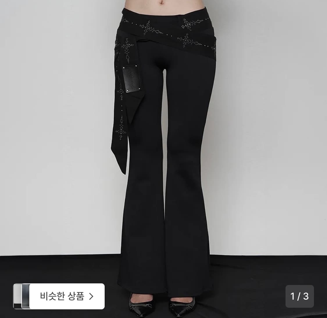 에트오소메 부츠컷 팬츠  상품이미지1