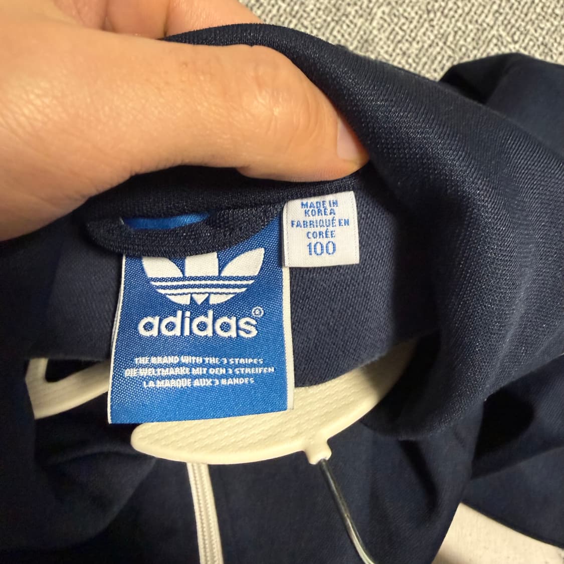 아디다스 유로파 져지 네이비 100 트랙탑 상품이미지3