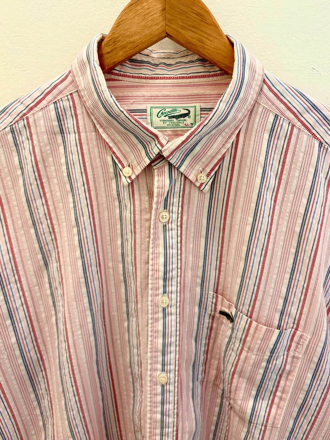 크로커다일 빈티지 스트라이프 셔츠 (L사이즈) 상품이미지2