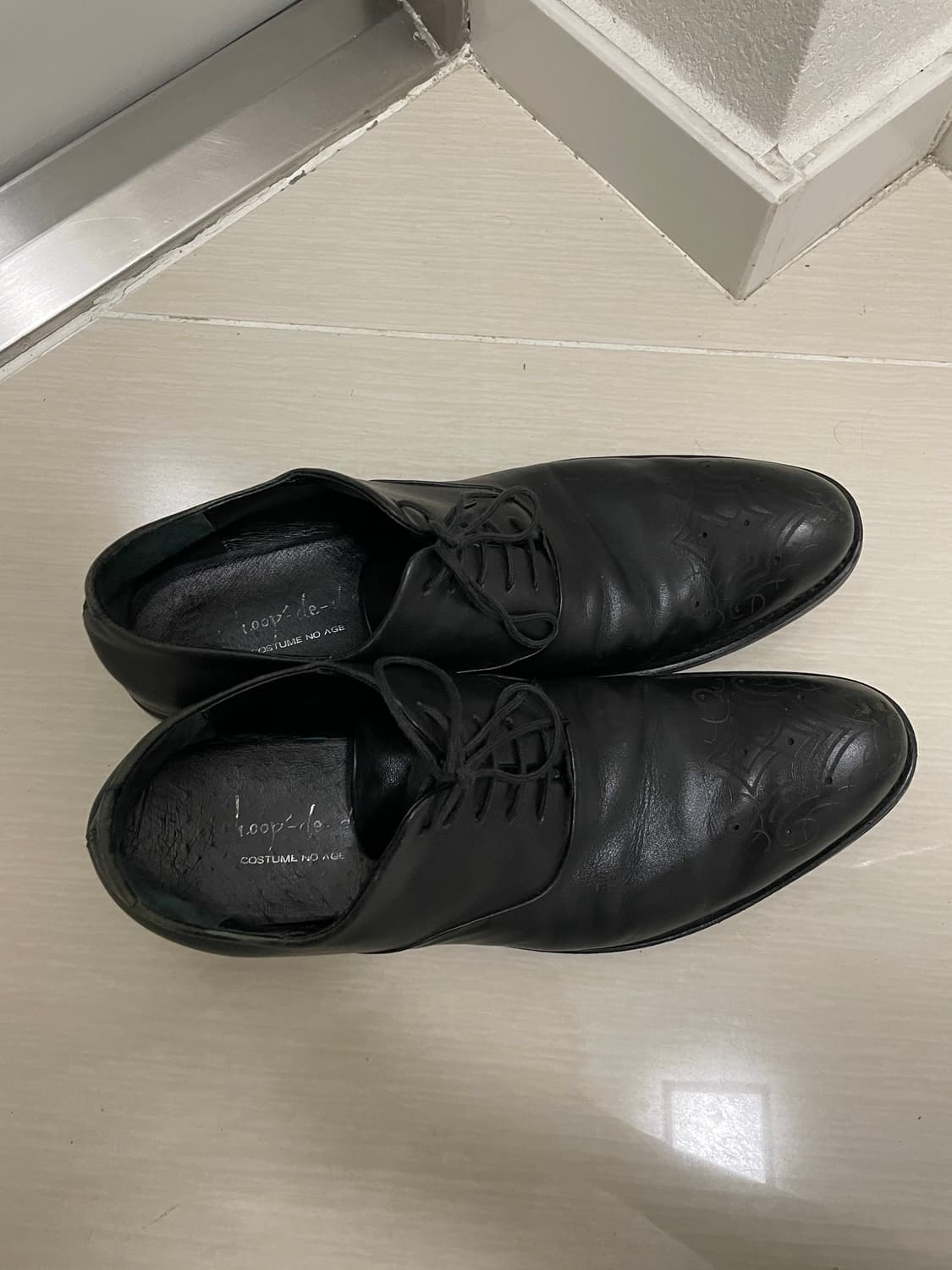 훕데두 레더 더비 슈즈 상품이미지3