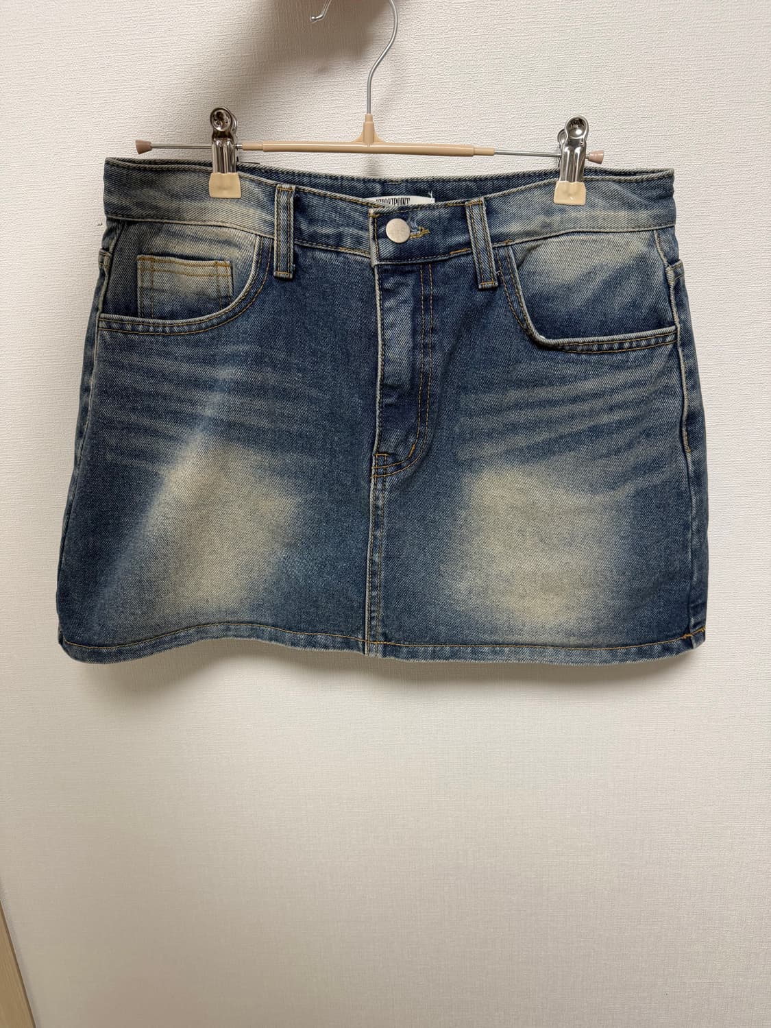 카키포인트 청스커트 상품이미지1