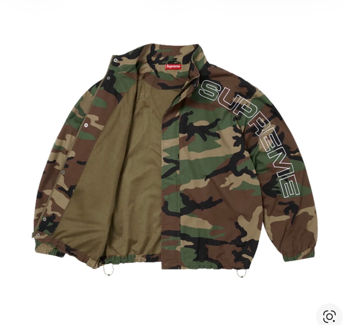 슈프림 스펠아웃 자수 립스탑 트랙 자켓 우드랜드 카모 - 25FW 상품이미지2
