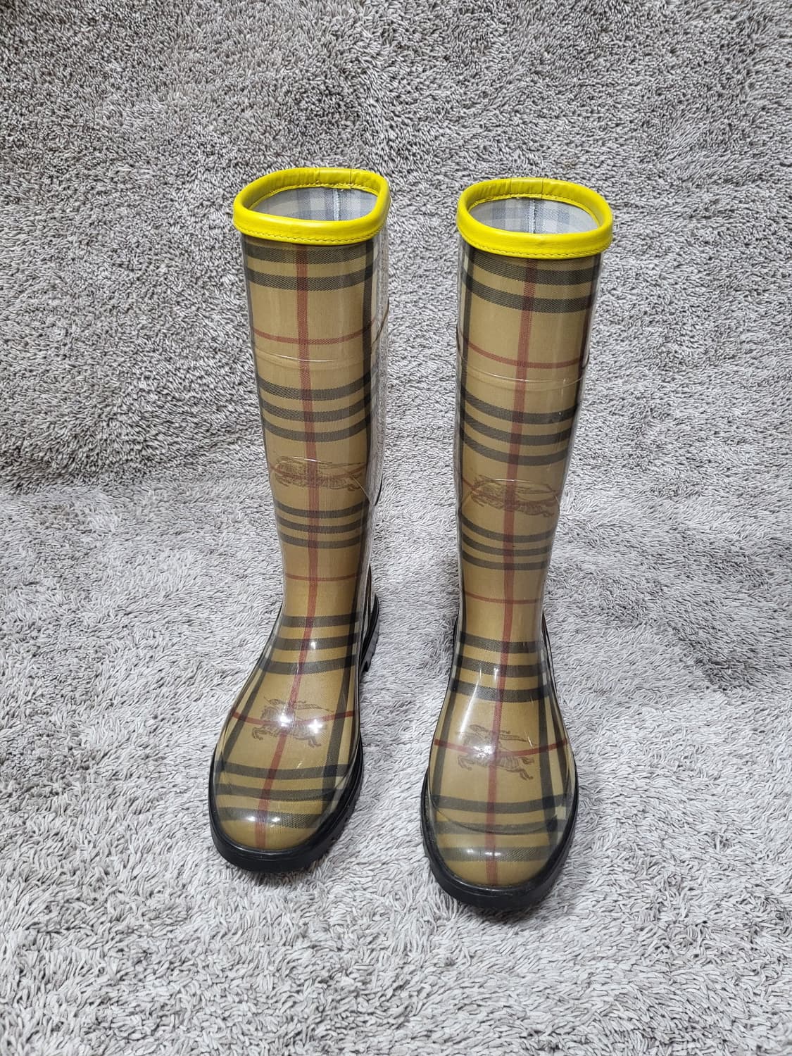 버버리(Burberry) 체크 패턴 레인부츠 250 상품이미지3