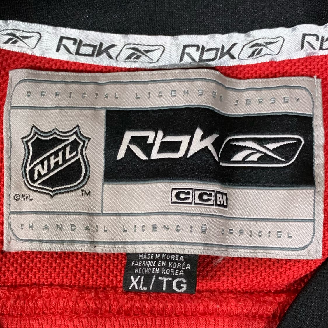 [XL] 리복 CCM NHL 캘거리 플레임즈 제롬 이긴라 져지 상품이미지5