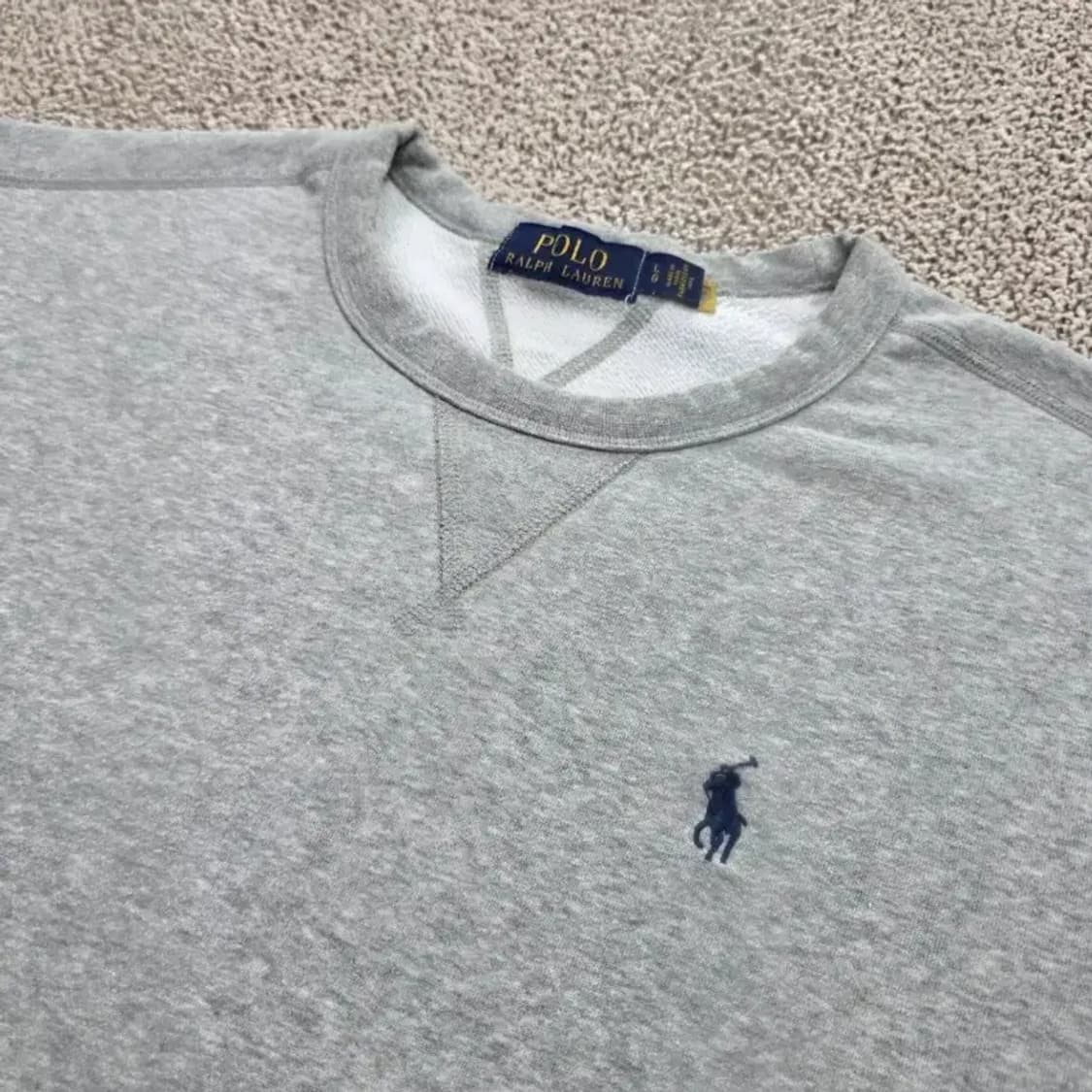 폴로 랄프로렌 맨투맨 L 회색 상품이미지4