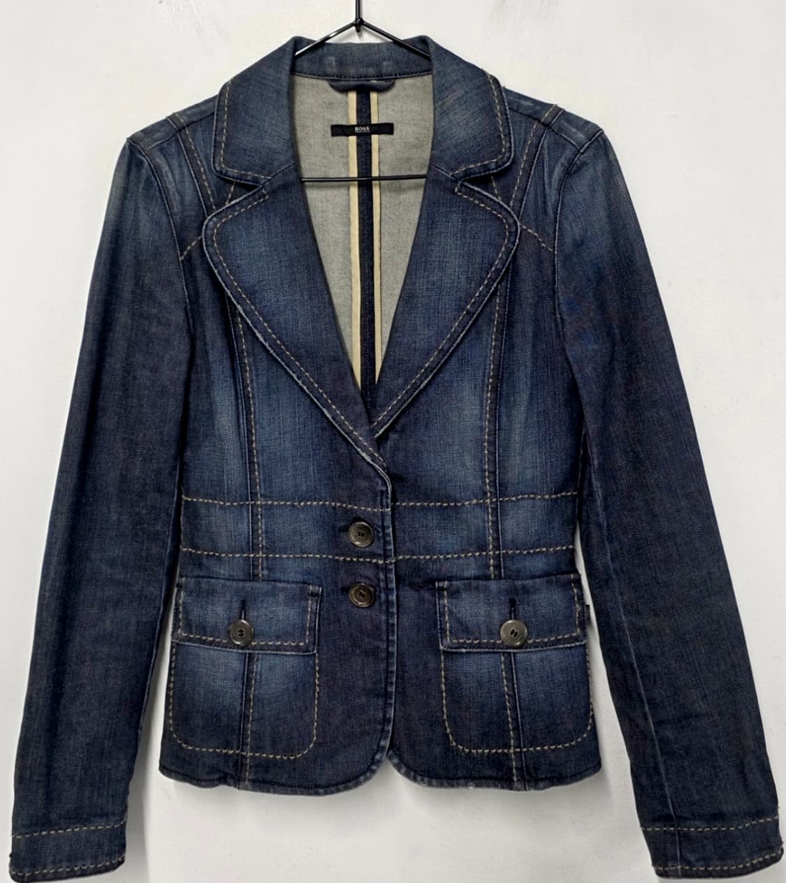 휴고보스 y2k 데님 블레이저 44-55 상품이미지1
