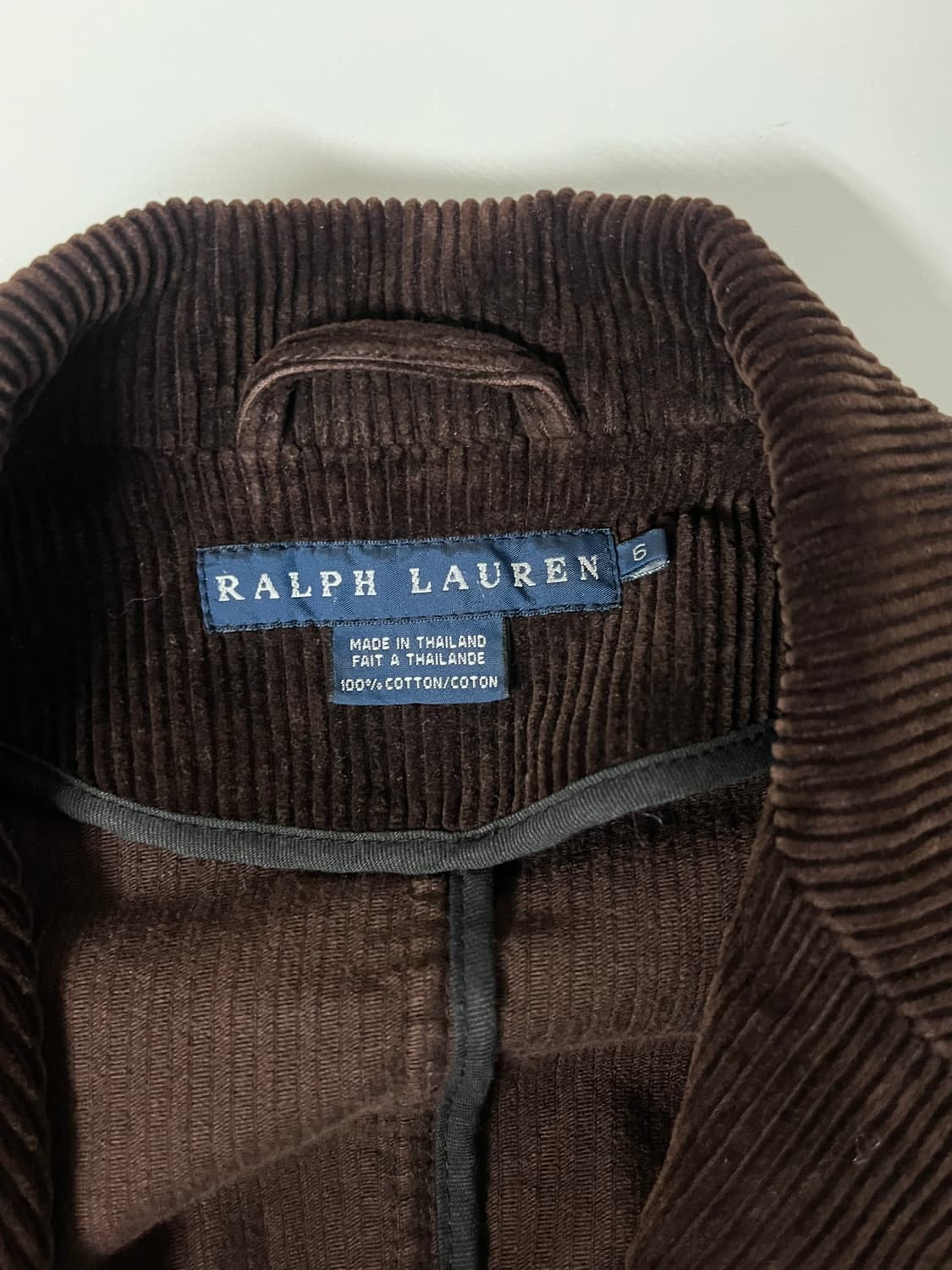 95) 랄프로렌 코듀로이 블레이저 자켓 브라운 상품이미지4