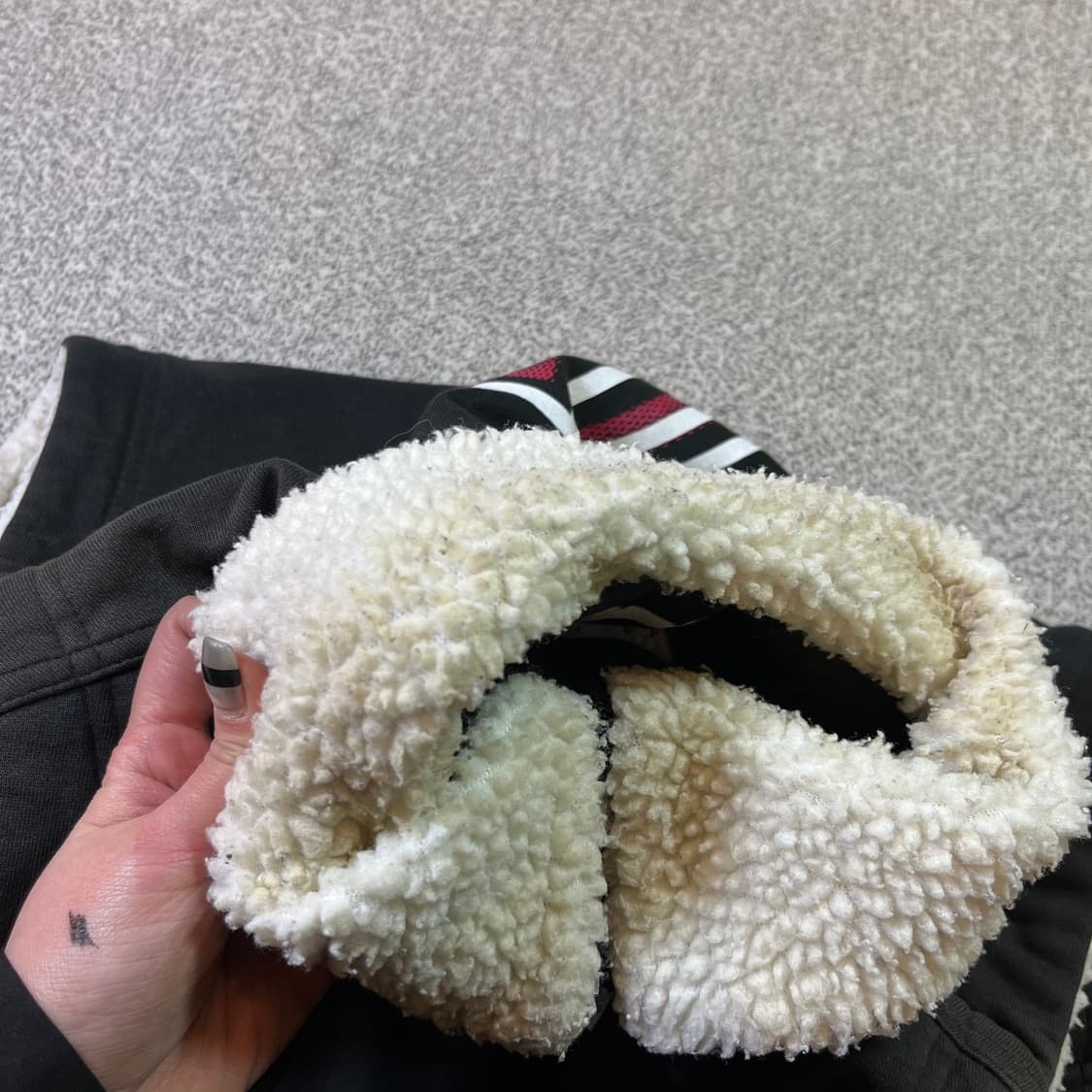 나이키 90s 올드스쿨 빅로고 쉐르파 베스트 상품이미지9