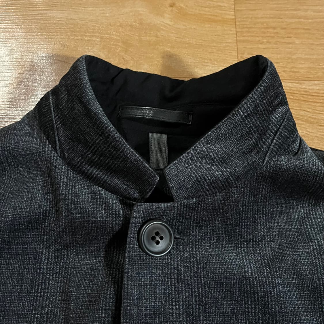 [105] 조르지오 알마니 글렌체크 벨벳자켓 상품이미지5