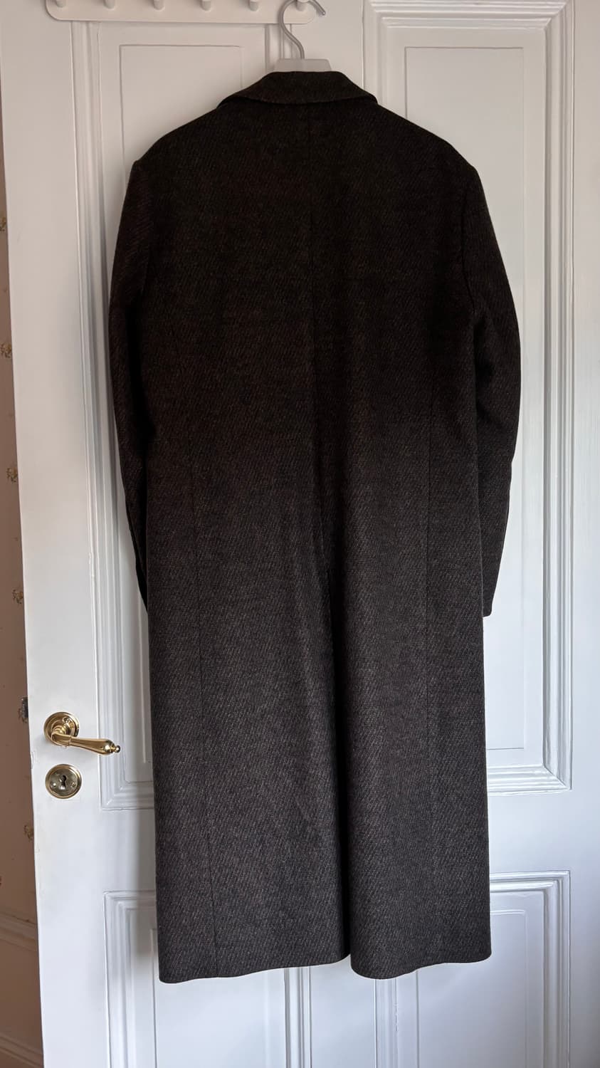 유스 체스터필드 코트 브라운 S 상품이미지6