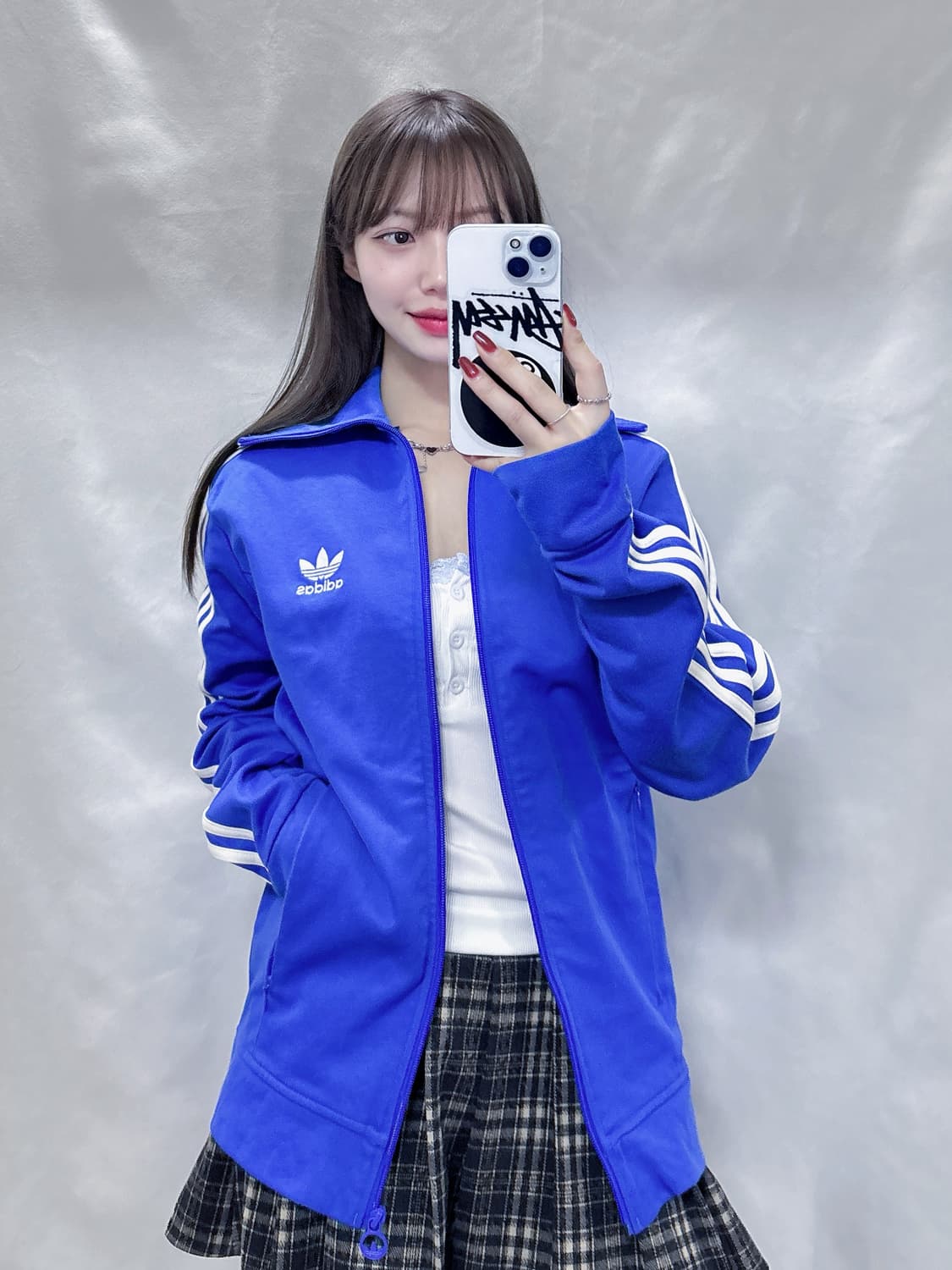 아디다스 베이비블루 삼선 유로파 트랙탑 상품이미지3