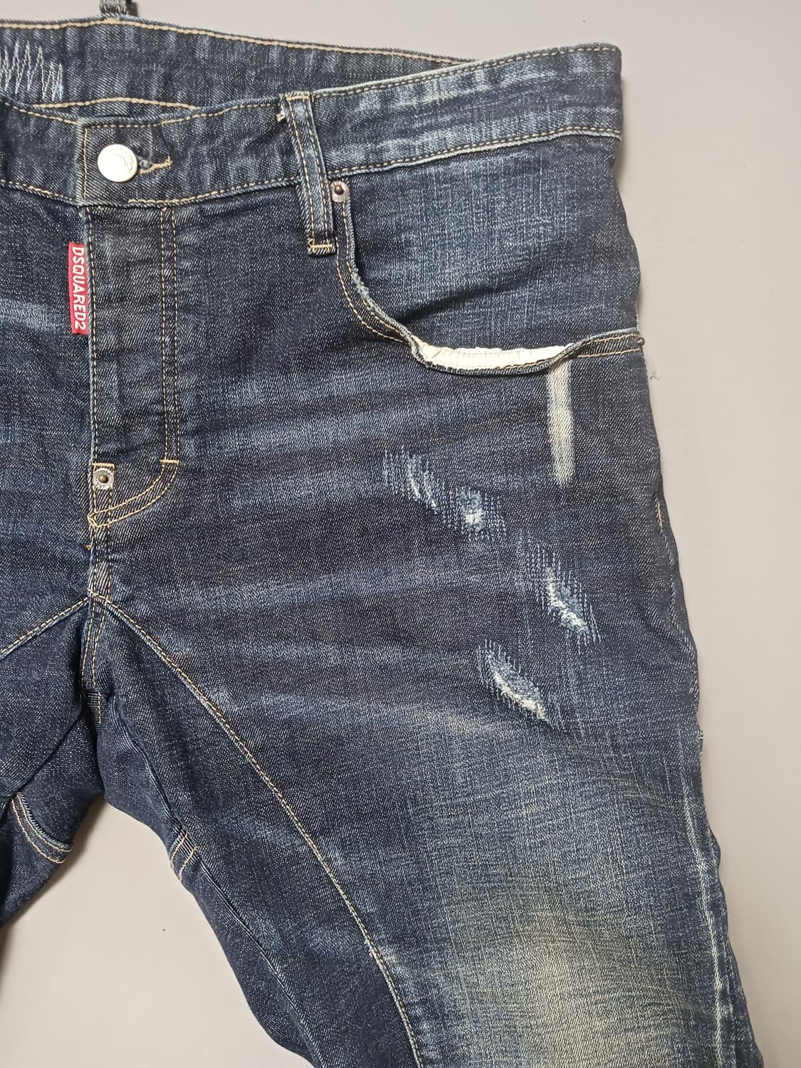 [34] 디스퀘어드2 D링 바이커진 청바지 상품이미지4