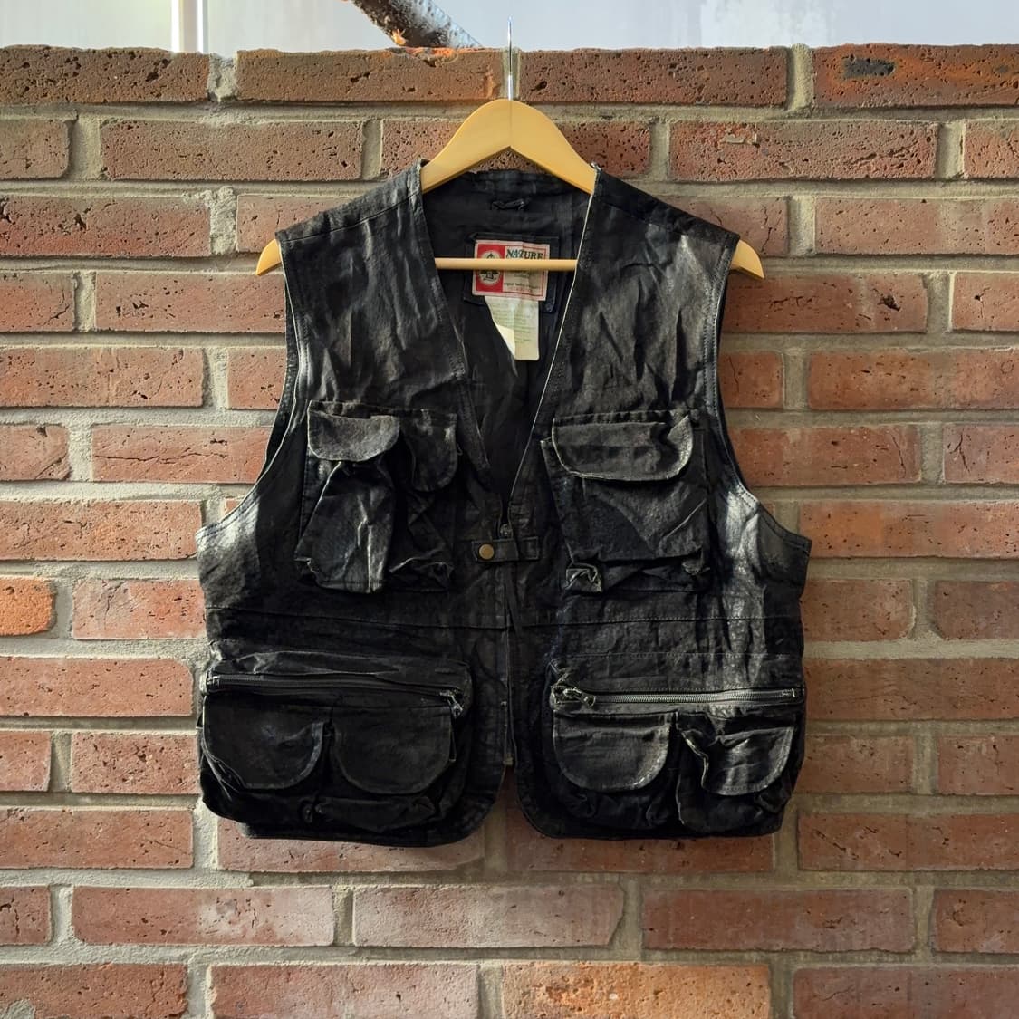 네이처 블랙 피그스킨 유틸리티 베스트 상품이미지1