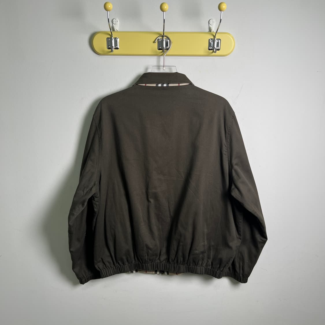 버버리 런던 노바 체크 리버시블 블루종 S 상품이미지2