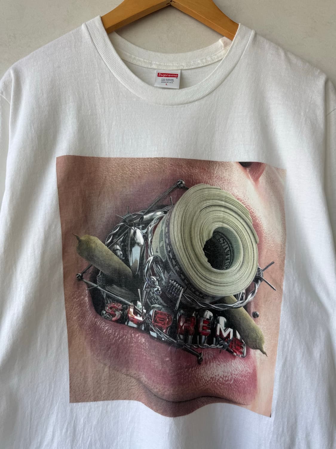 Fw22 슈프림 브레이시스 티셔츠 상품이미지2