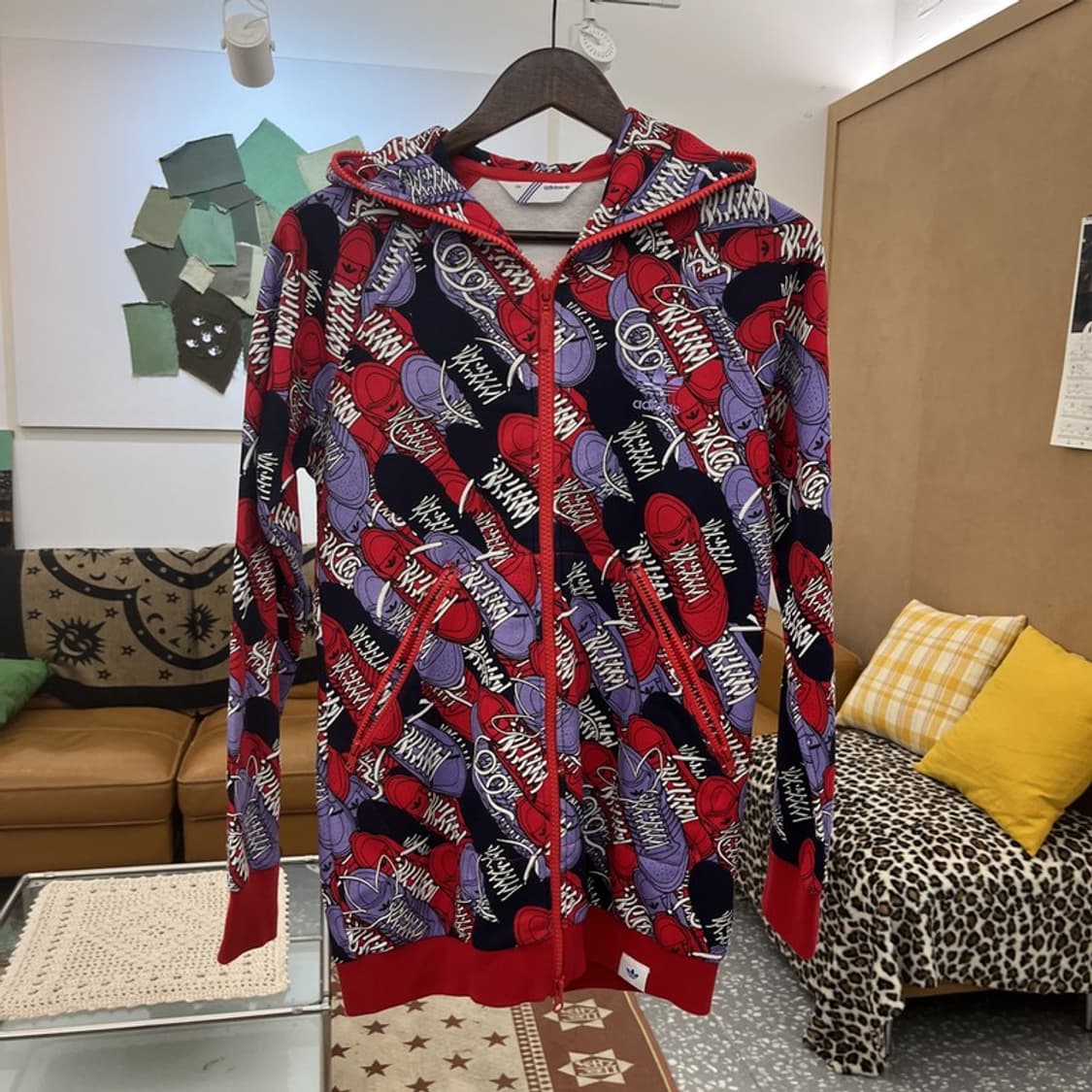 아디다스 오리지날 스트릿 펑크 스니커즈 져지 후드집업 100 C10133 상품이미지3