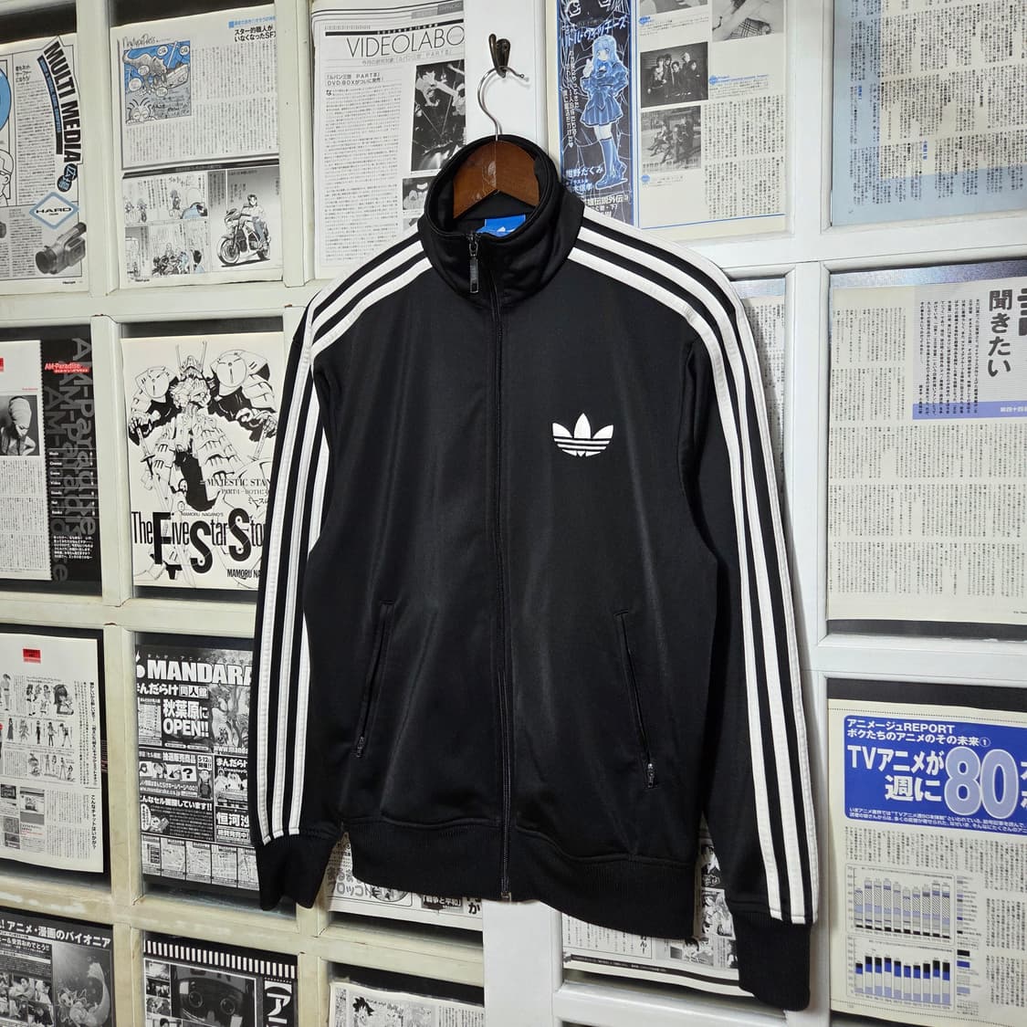 아디다스 검흰 파이어버드 져지 트랙탑 상품이미지1