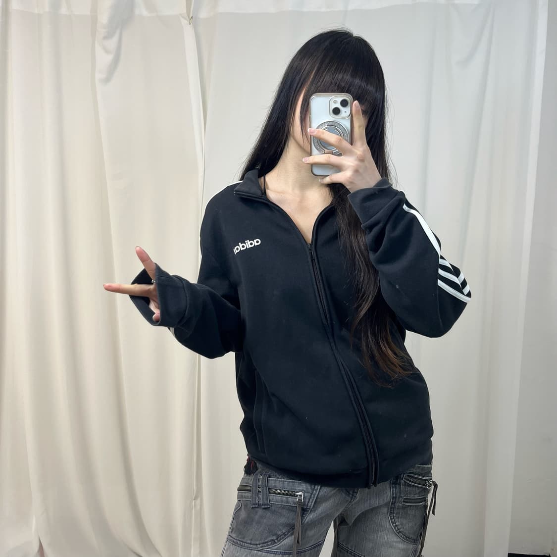 Adidas black cotton jersey 상품이미지2