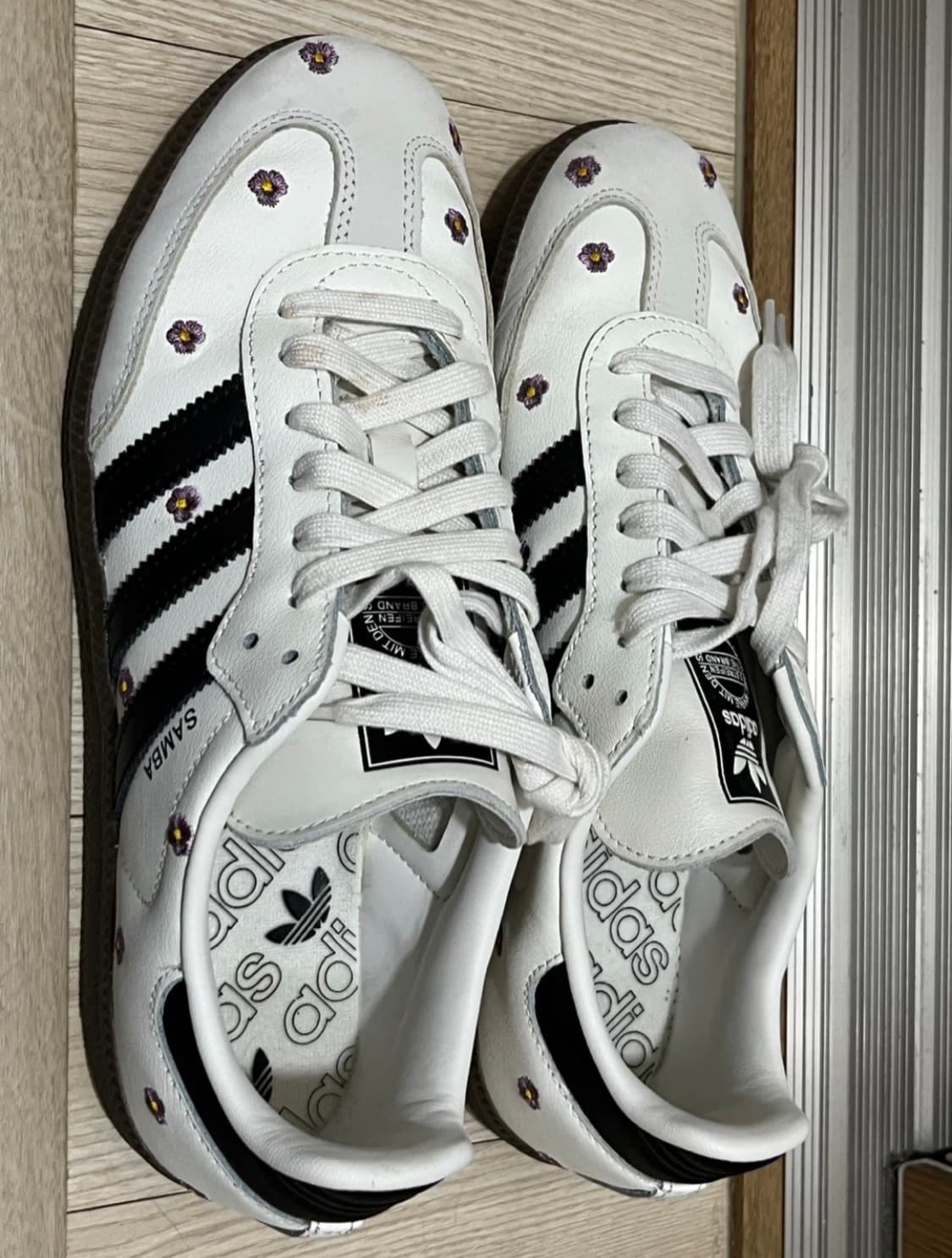 (W) 아디다스 삼바 OG 클라우드 화이트 코어 블랙 상품이미지2