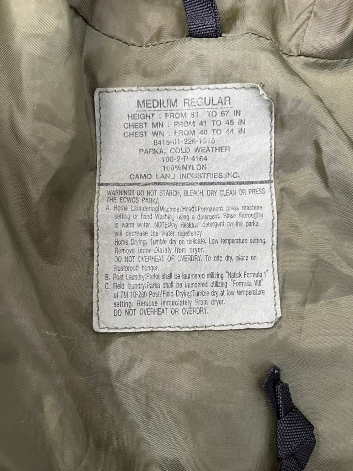 미군 고어텍스 바람막이/#3450 상품이미지5