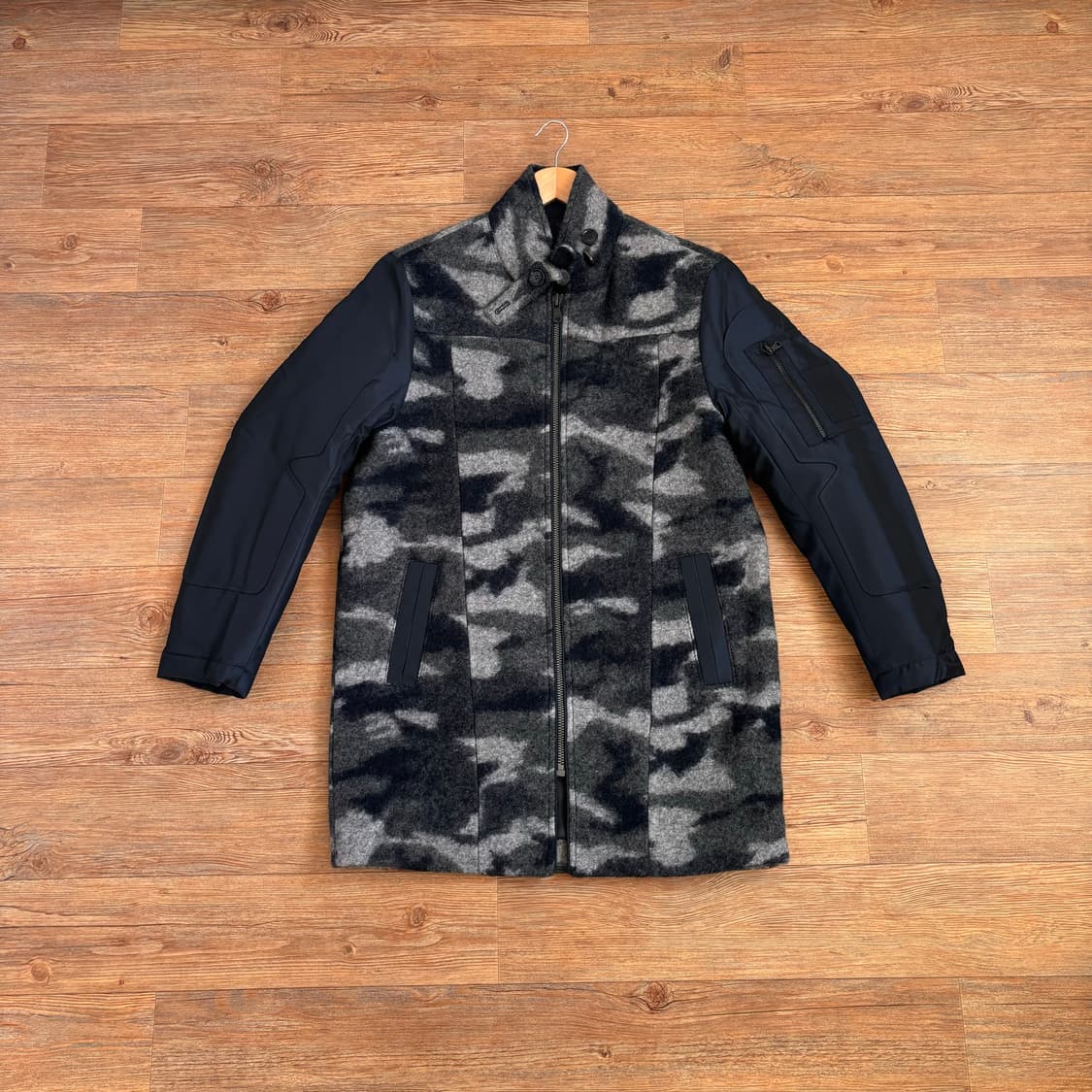 탑기어 캐주얼 카모 코트 투톤 100  상품이미지2