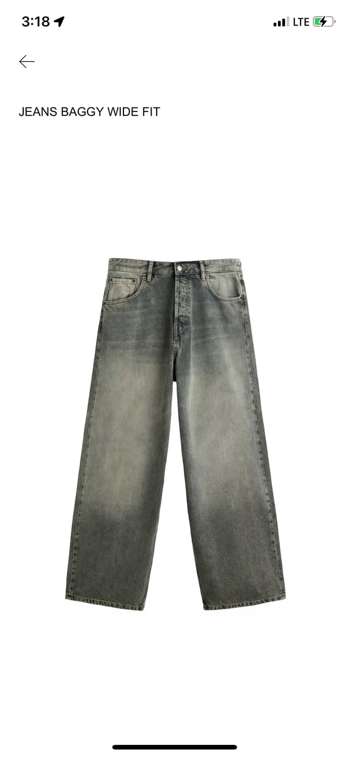 Zara 자라 배기 와이드 핏 청바지 데님 리바이스 상품이미지1
