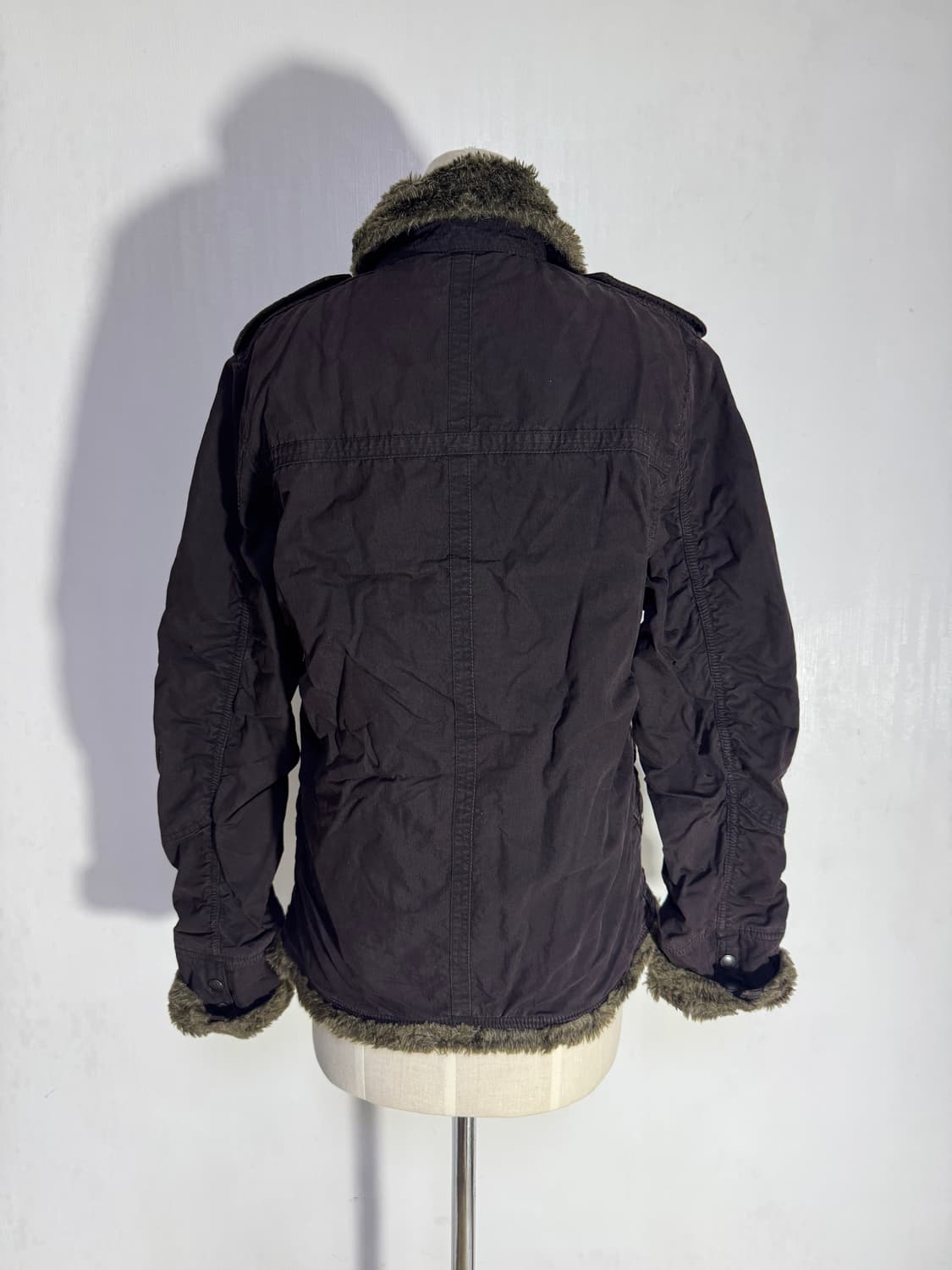 존 불 퍼 트리밍 밀리터리 자켓 y2k lgb vkei 토네이도마트 상품이미지4