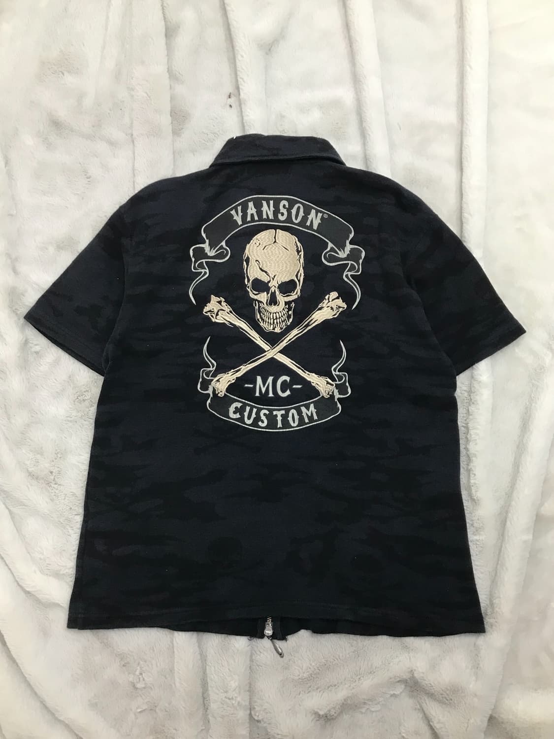 ☠️ 밴슨 자수&카모패턴 투웨이 반팔 자켓 ☠️ 상품이미지9