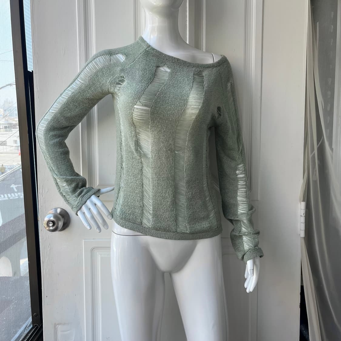 Vintage Mint knit 민트 여름 니트 상품이미지1
