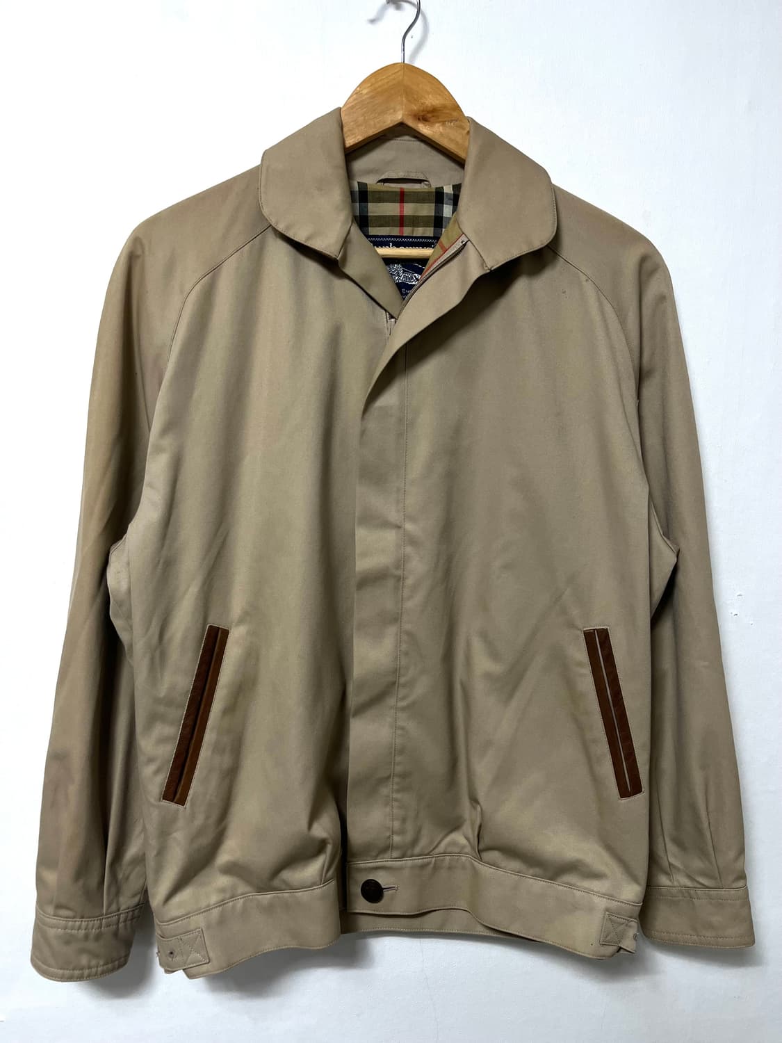 100 Burberry 버버리 올드스쿨 블루종 자켓 정품 상품이미지1