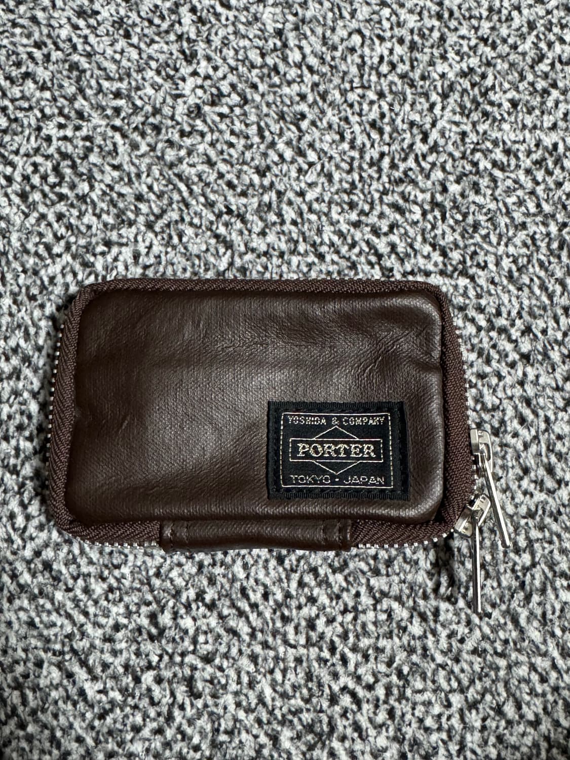 요시다포터 브라운 카드지갑 키케이스 상품이미지1