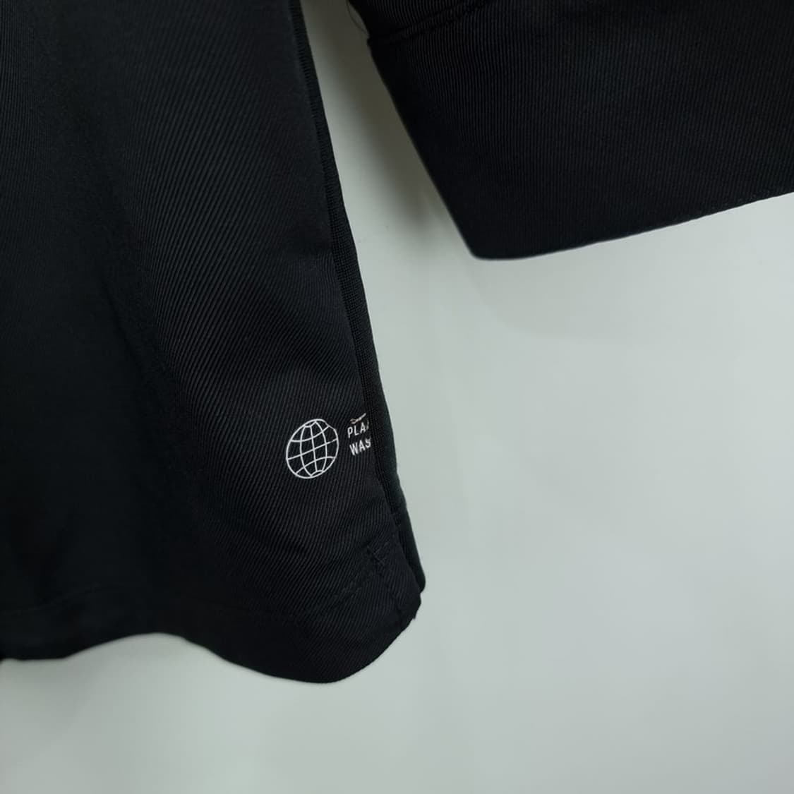 [아디다스] 불꽃 로고 자수 롱 져지 트랙탑 집업 블랙 M18722 상품이미지6