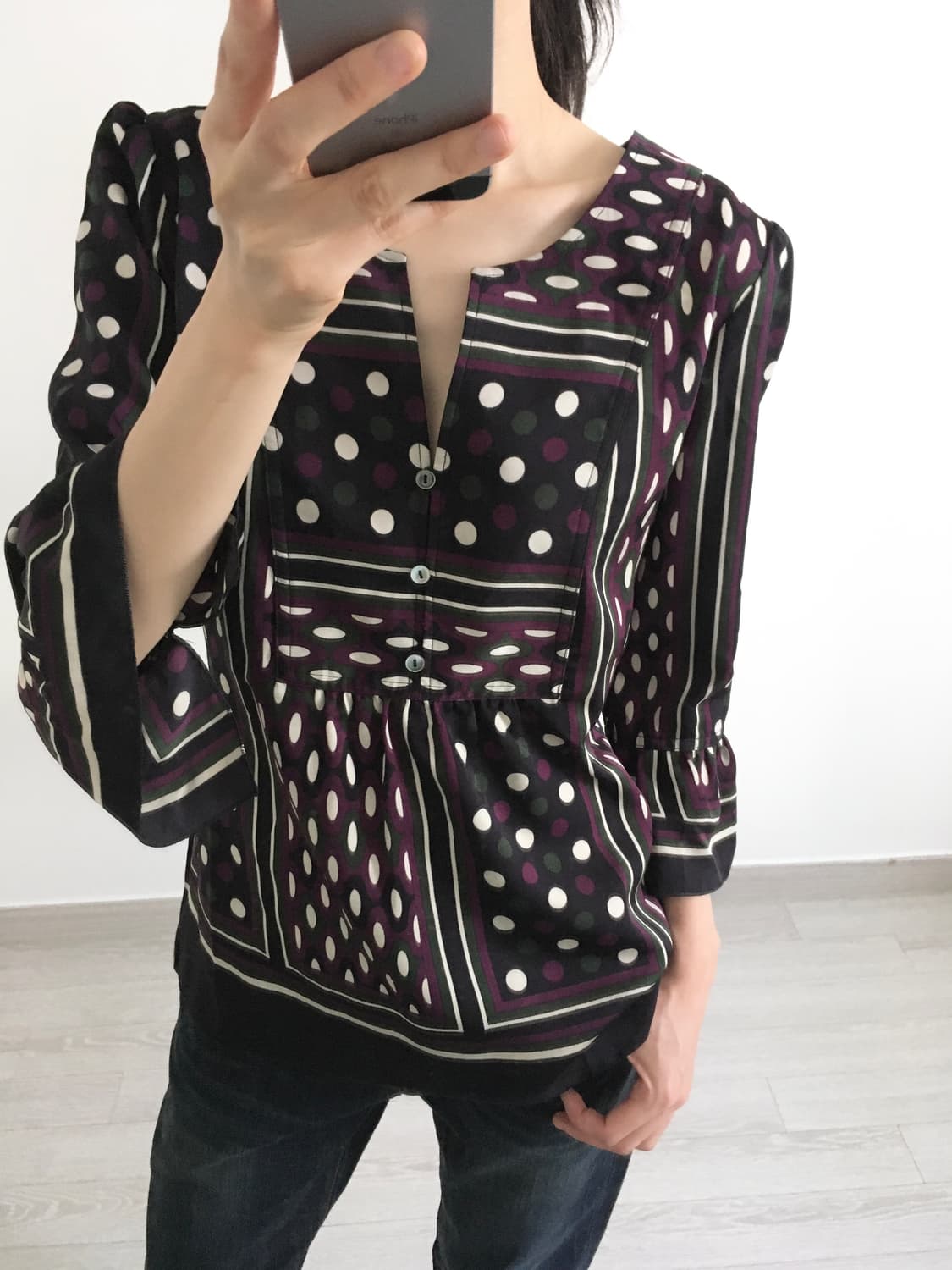 dai dai pattern blouse 상품이미지7