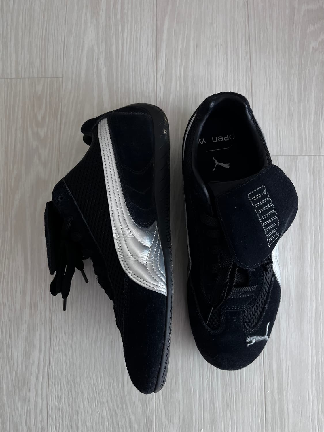 Open yy x puma 스피드캣 실버 블랙 250 상품이미지3