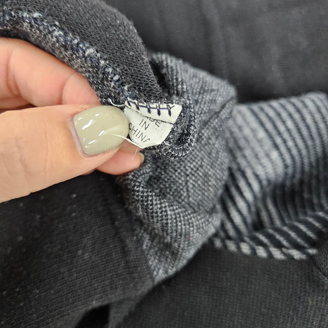 [실측확인] 하프넥 터틀넥 기하학 패턴 니트 스웨터 1103JM2 상품이미지6