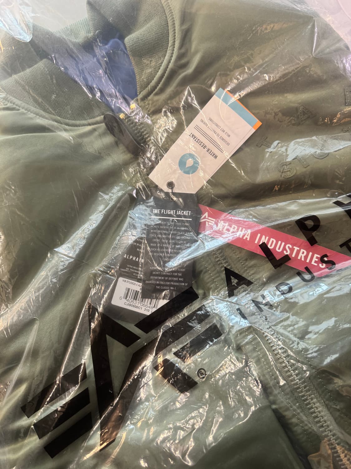 (새상품) IAB x Alpha Industries MA-1 자켓 상품이미지4