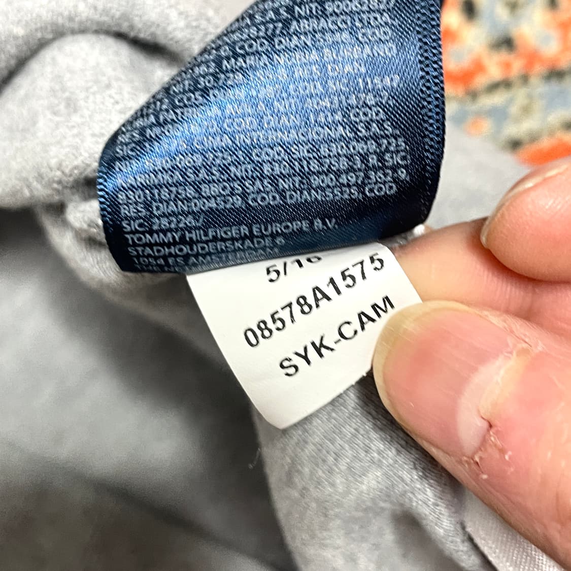 타미힐피거 그레이 코튼 맨투맨 남성L  상품이미지6