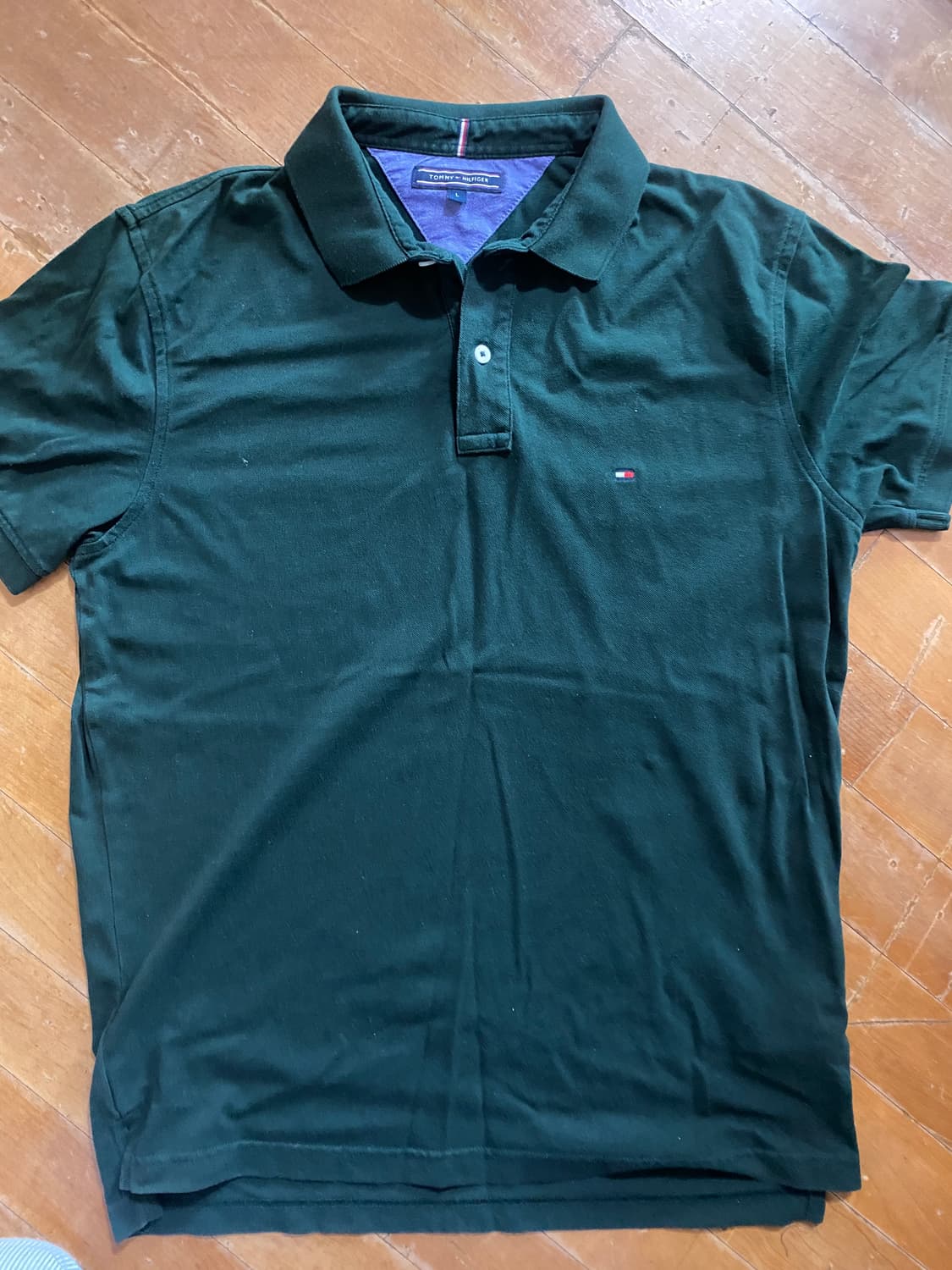 타미힐피거 딥그린 폴로티셔츠 L (105) 상품이미지1
