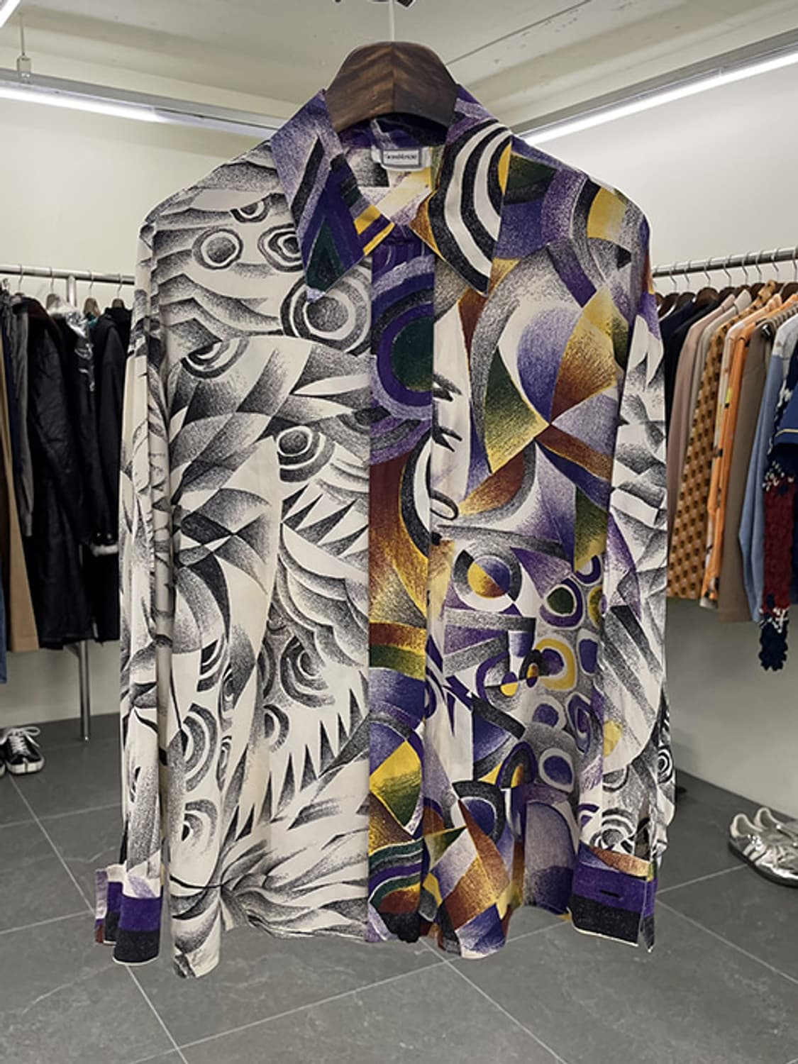 90'S GIANNI VERSACE_ silk 100% (L) 상품이미지1