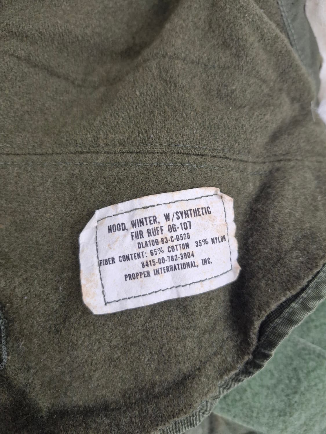 M-65 피쉬테일 후드 상품이미지4