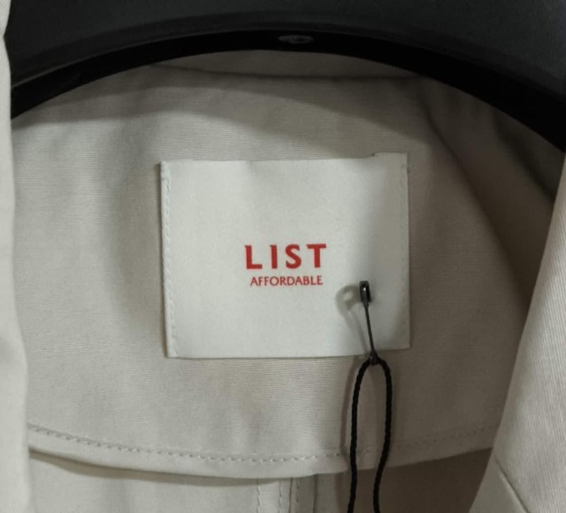 새거 85 리스트 면 나일론 혼방 코트 상품이미지2