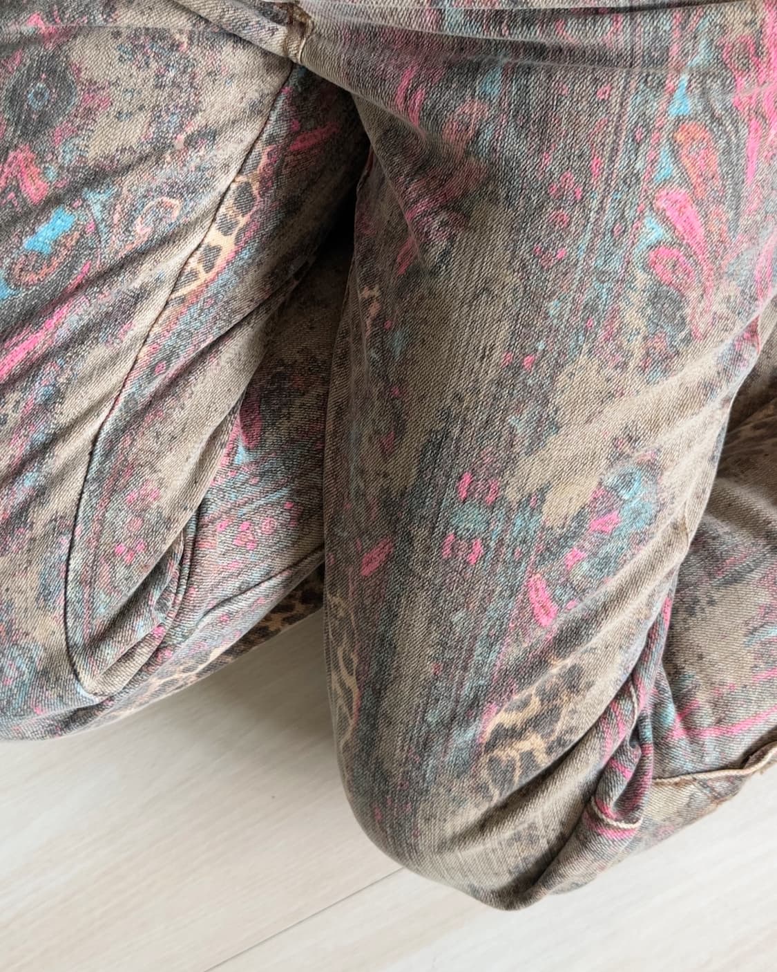 [GK] mixed pattern boot cut pants 상품이미지2