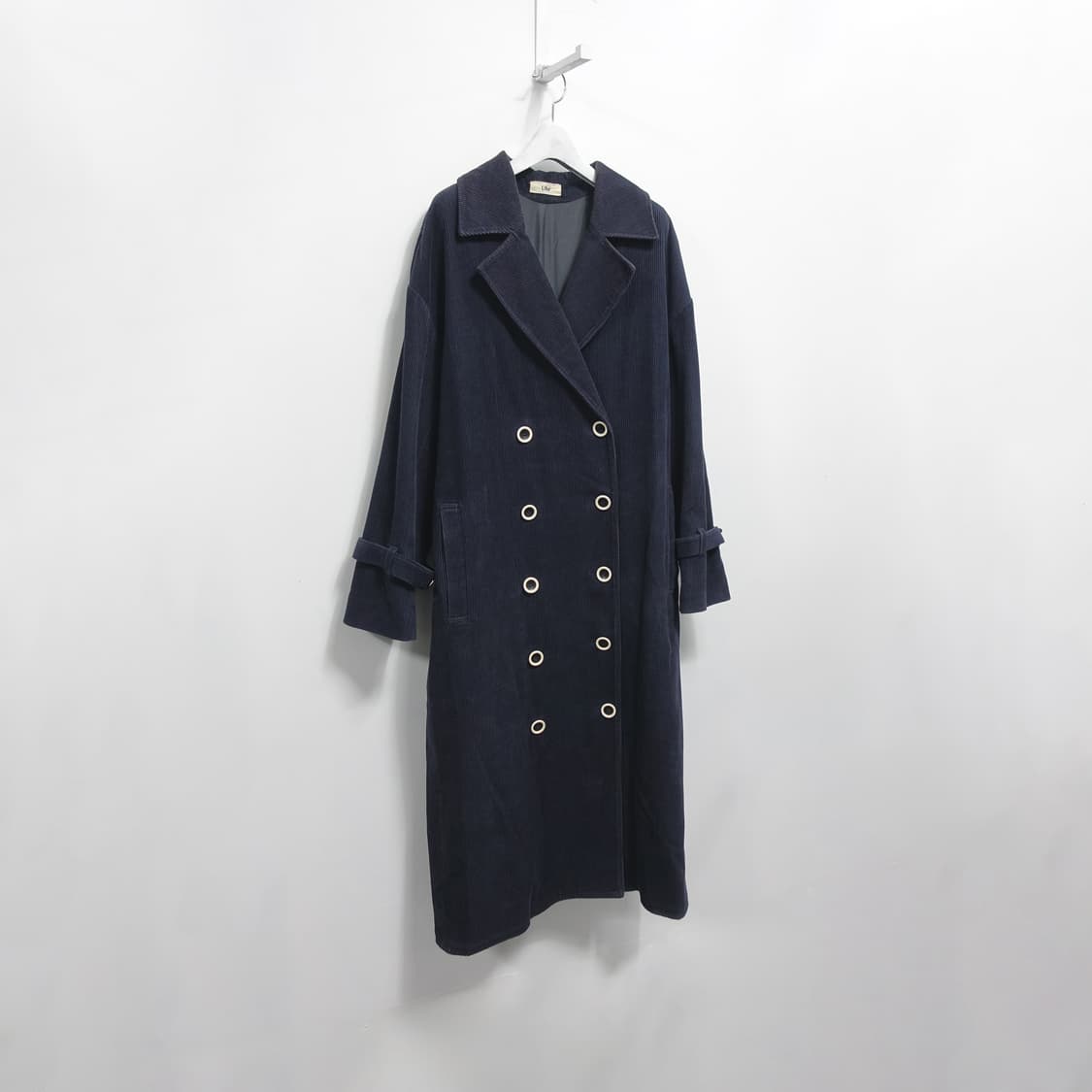 [38, 66] Uhr 18AW 우르 코듀로이 울혼방 오버사이즈 코트 상품이미지2