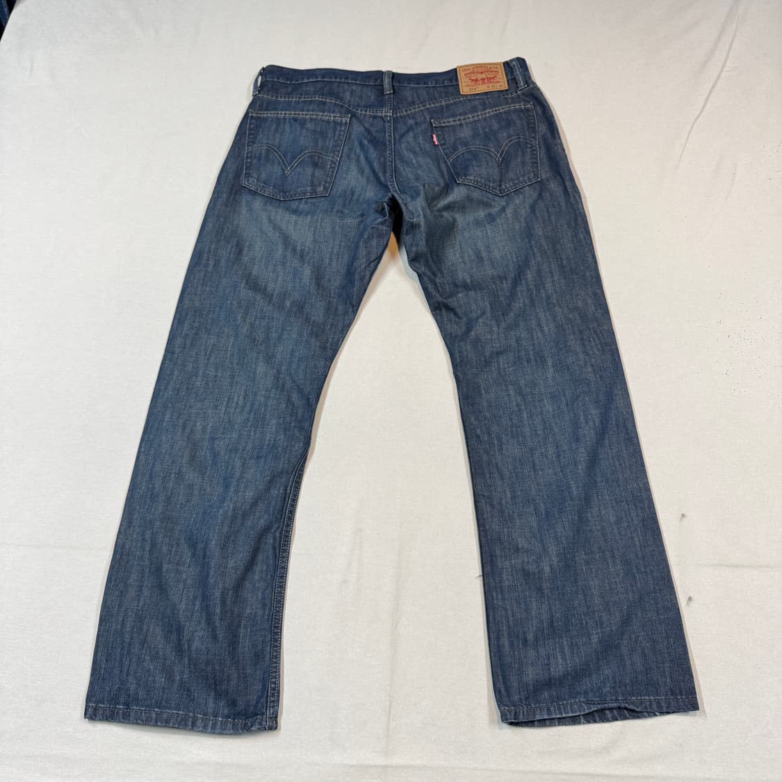 37inch) 리바이스 514 슬림 스트레이트 진청 데님 청바지 상품이미지1
