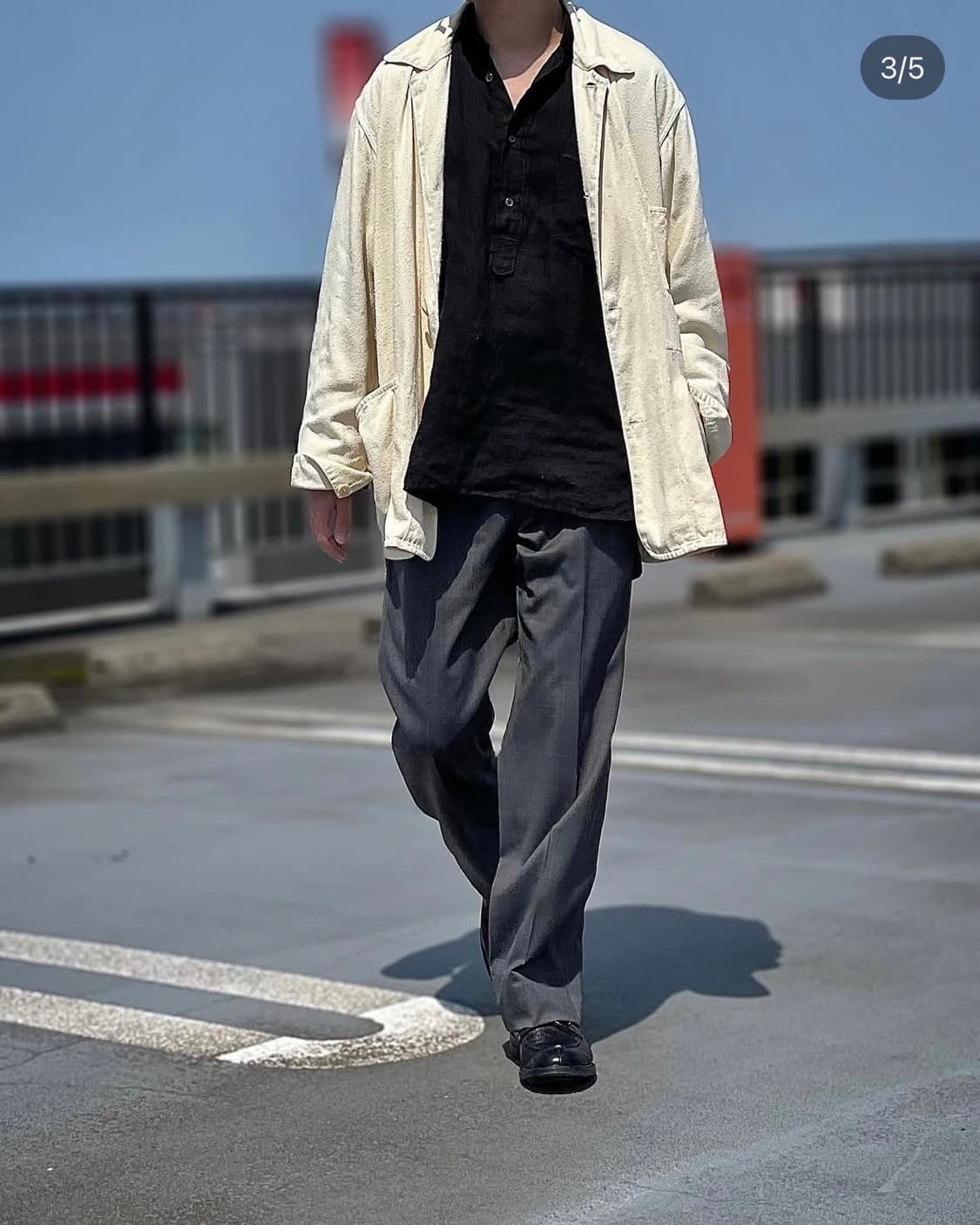 코모리 24SS 실크넵 1938 자켓 3사이즈 새제품 판매합니다 상품이미지4