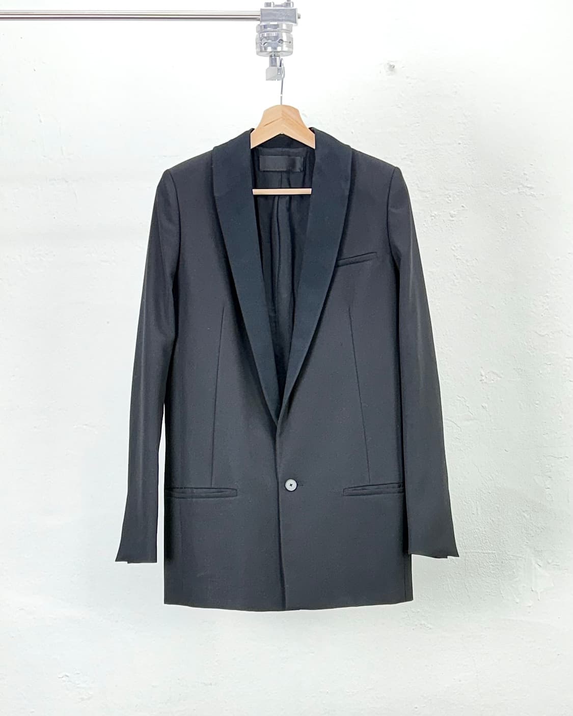 하이더아커만 블랙 암즈 숄 카라 1b 블레이저 상품이미지1